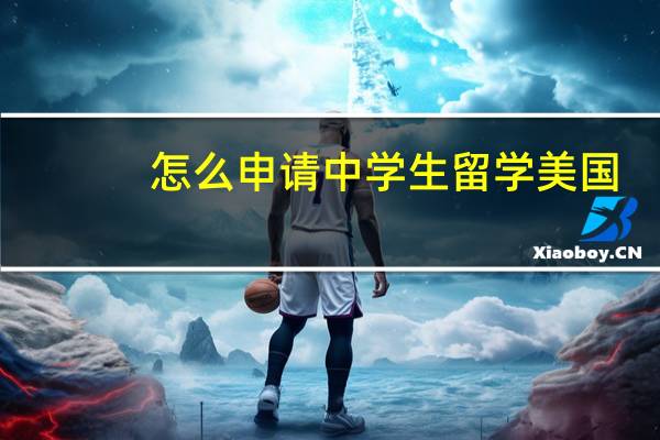 怎么申请中学生留学美国