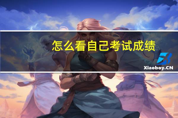 怎么看自己考试成绩