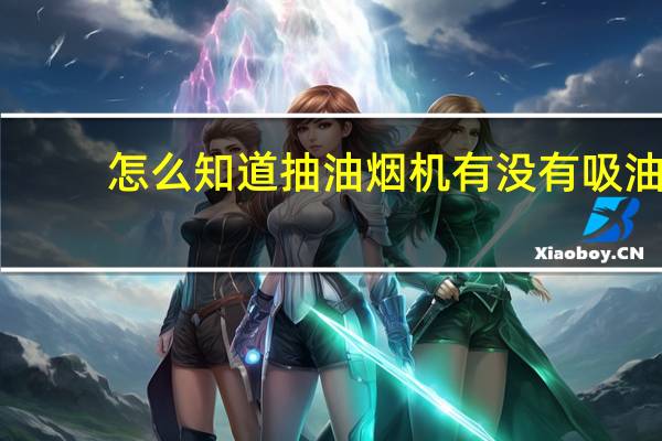 怎么知道抽油烟机有没有吸油