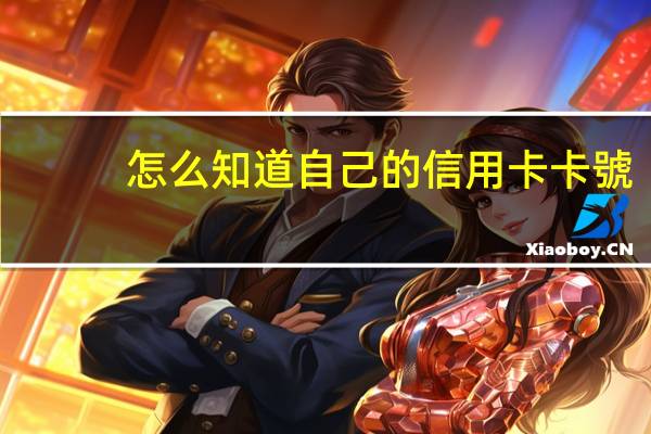 怎么知道自己的信用卡卡號(hào)