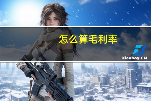 怎么算毛利率
