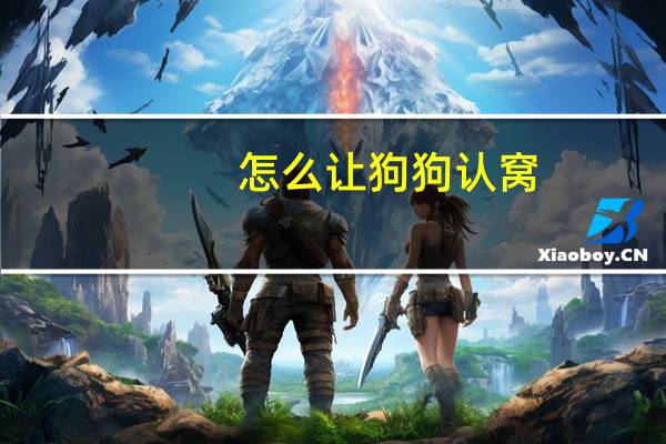 怎么让狗狗认窝