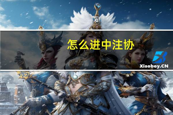 怎么进中注协
