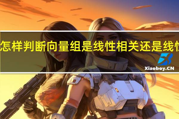 怎样判断向量组是线性相关还是线性无关