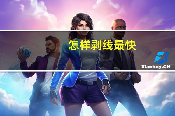 怎样剥线最快