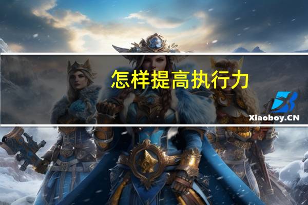 怎样提高执行力