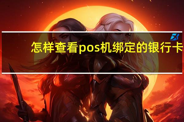 怎样查看pos机绑定的银行卡