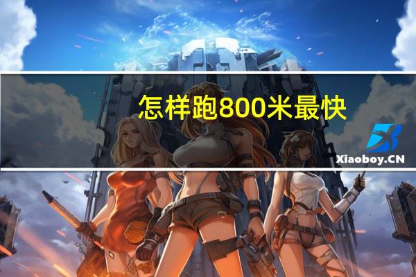 怎样跑800米最快