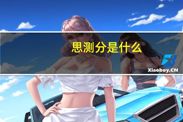 思测分是什么