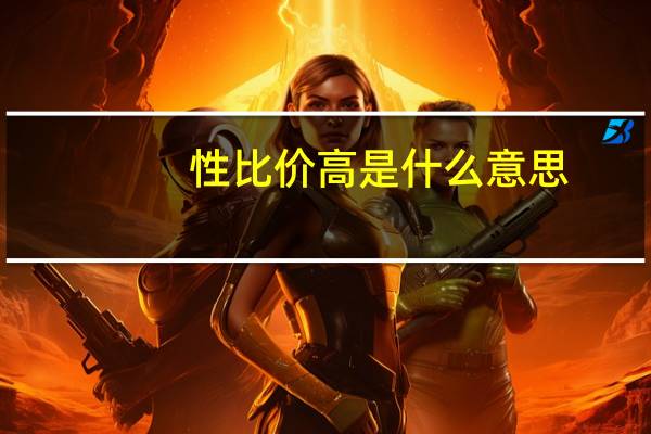 性比价高是什么意思