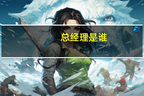 总经理是谁