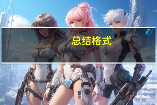 总结格式