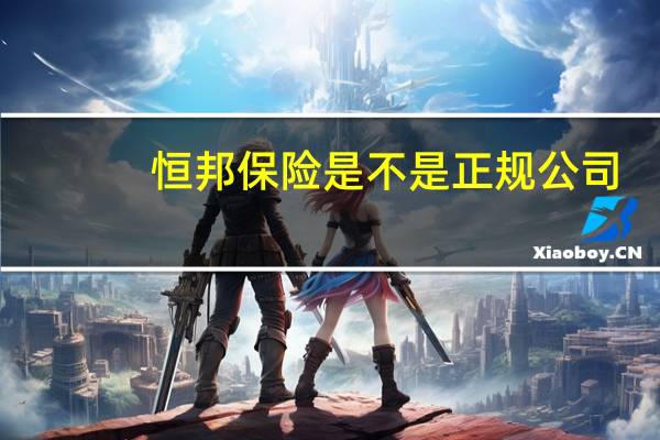 恒邦保险是不是正规公司