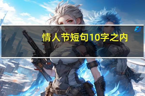 情人节短句10字之内