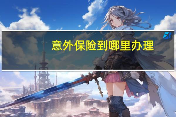 意外保险到哪里办理
