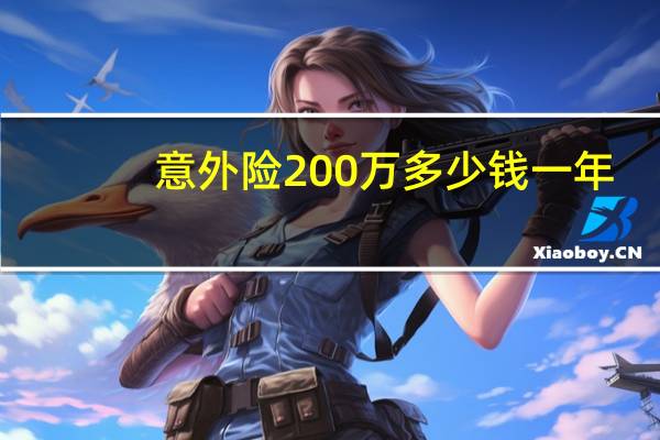 意外险200万多少钱一年