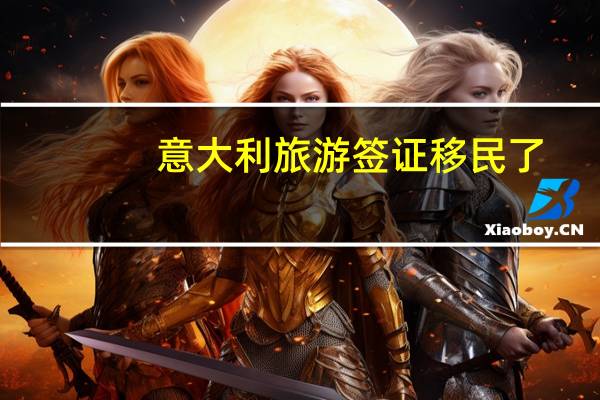 意大利旅游签证移民了(意大利出国签证)