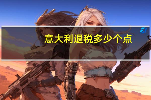 意大利退税多少个点