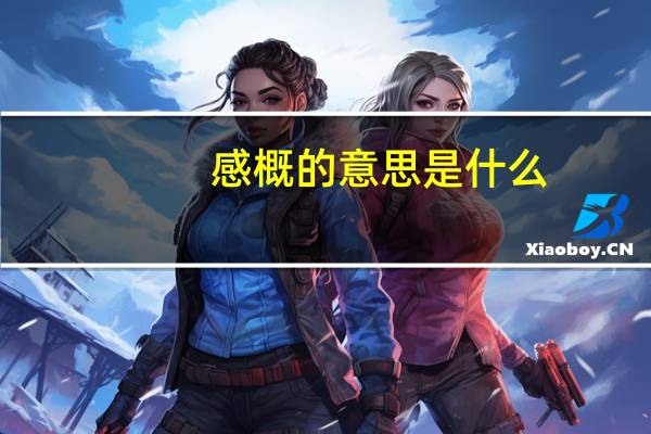 感概的意思是什么