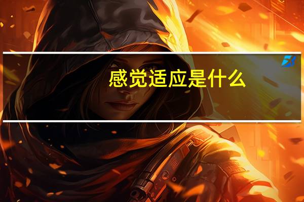 感觉适应是什么