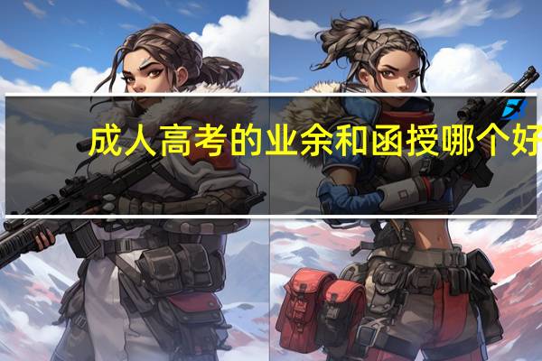 成人高考的业余和函授哪个好