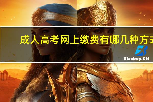 成人高考网上缴费有哪几种方式？