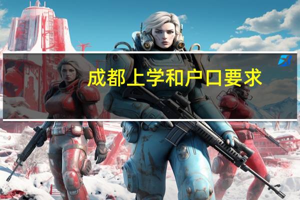 成都上学和户口要求