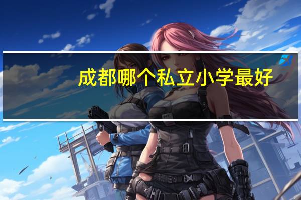 成都哪个私立小学最好