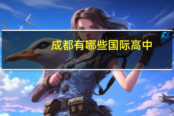 成都有哪些国际高中