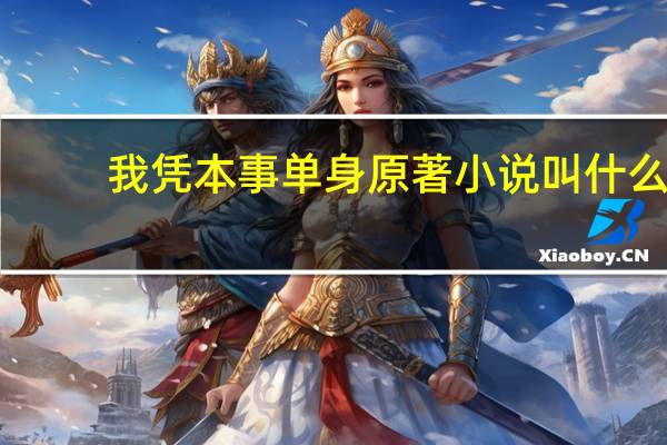 我凭本事单身原著小说叫什么