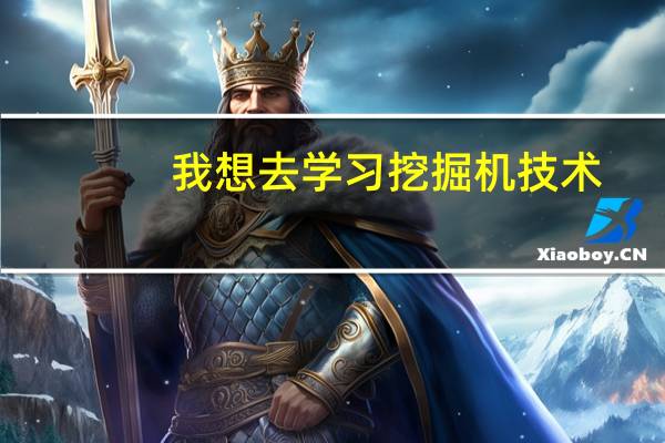 我想去学习挖掘机技术,哪家学校好