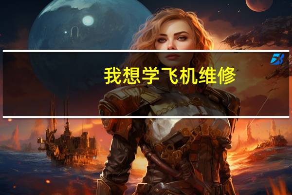 我想学飞机维修。要什么学历条件