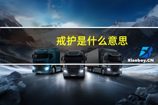 戒护是什么意思
