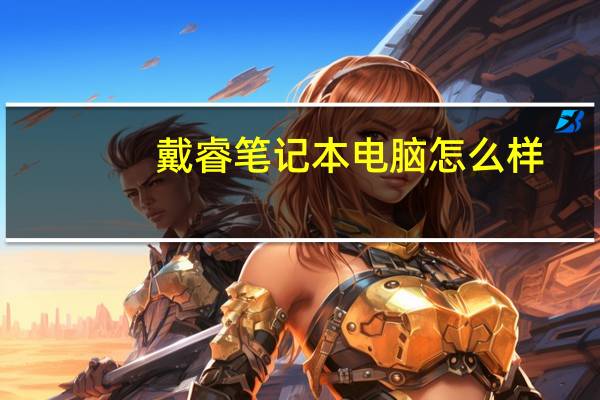 戴睿笔记本电脑怎么样