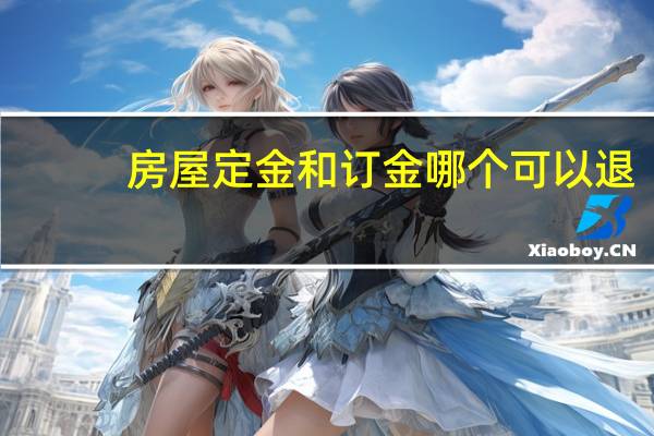 房屋定金和订金哪个可以退