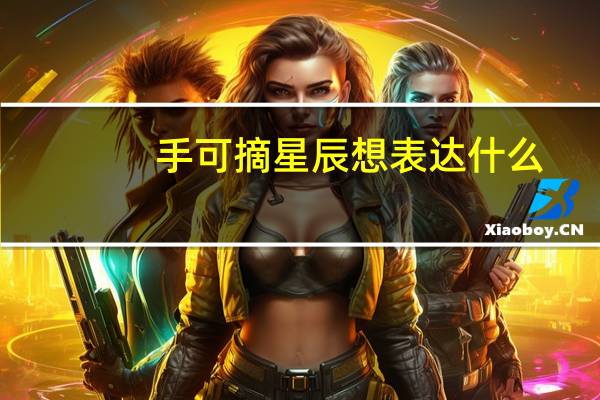 手可摘星辰想表达什么