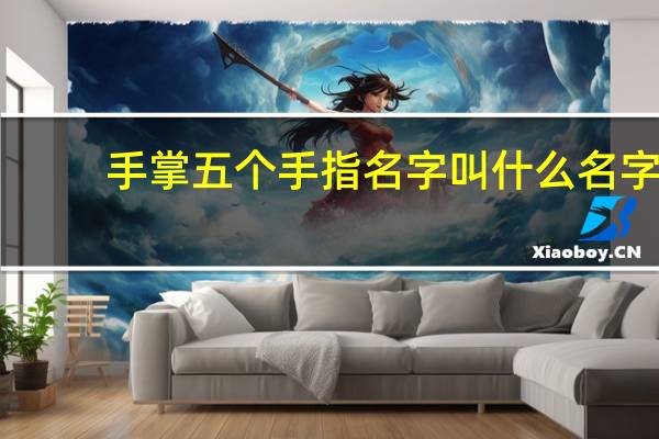 手掌五个手指名字叫什么名字