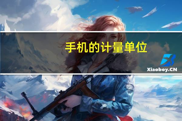 手机的计量单位
