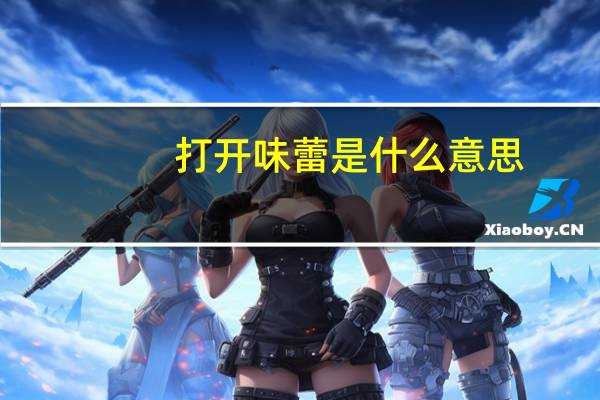打开味蕾是什么意思