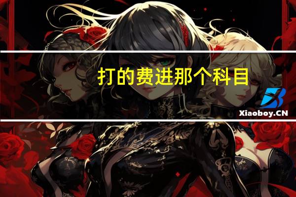 打的费进那个科目