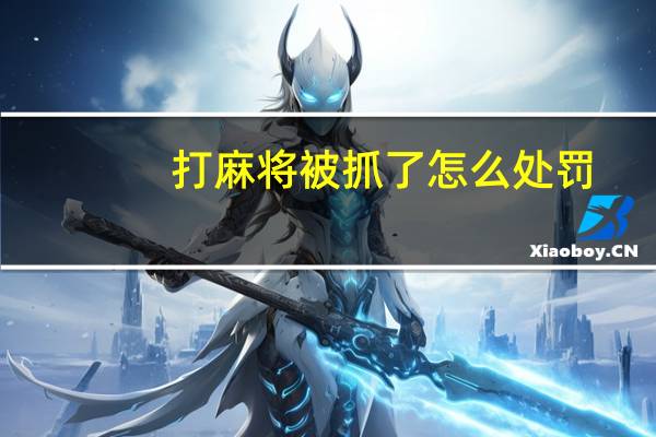 打麻将被抓了怎么处罚