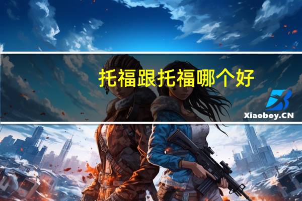 托福跟托福哪个好