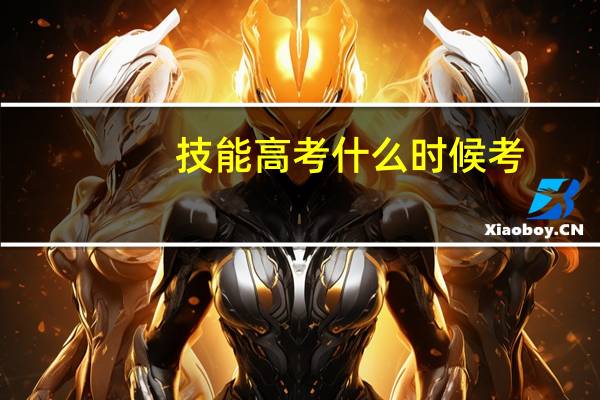 技能高考什么时候考