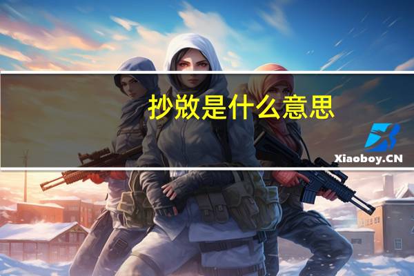 抄敚是什么意思