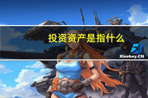 投资资产是指什么