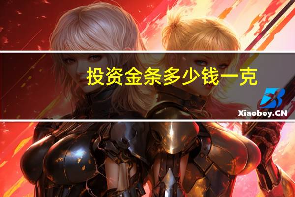 投资金条多少钱一克