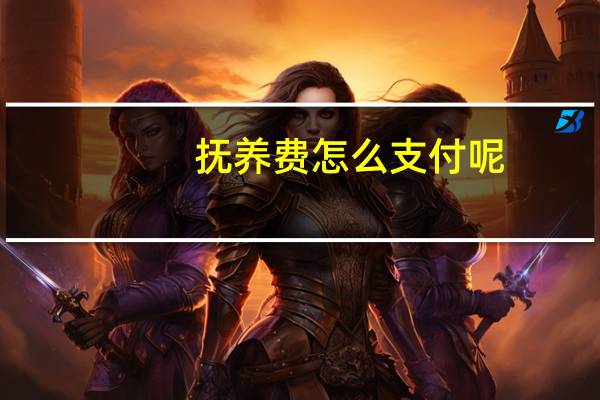 抚养费怎么支付呢