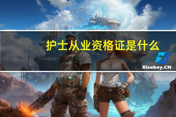护士从业资格证是什么