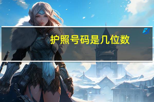 护照号码是几位数