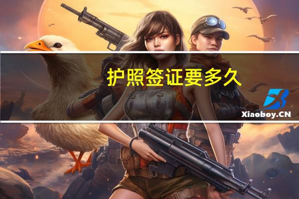 护照签证要多久